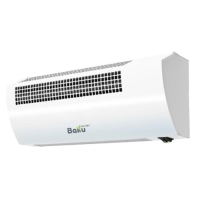 Тепловая завеса Ballu BHC-CE-3, 3000 Вт, 2 режима, 300 м3/ч, белый