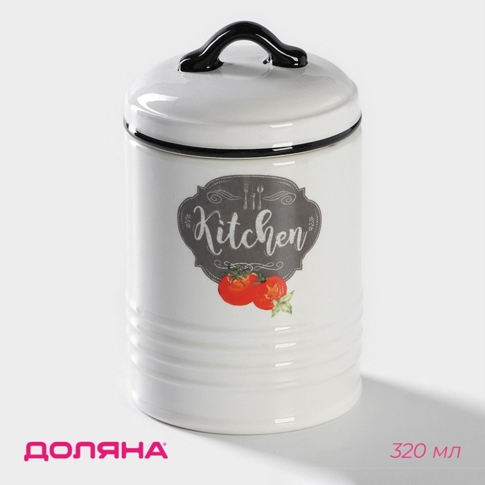 Сахарница Доляна «Гурман», 320 мл, цвет белый Сахарница Доляна «Гурман», 320 мл, цвет белый