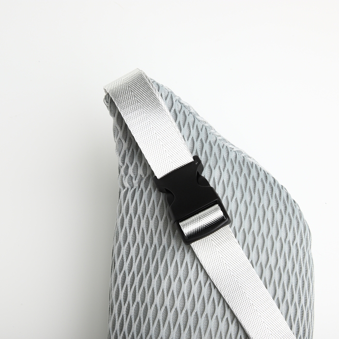 Поясная сумка на молнии, цвет серый Поясная сумка на молнии, цвет серый