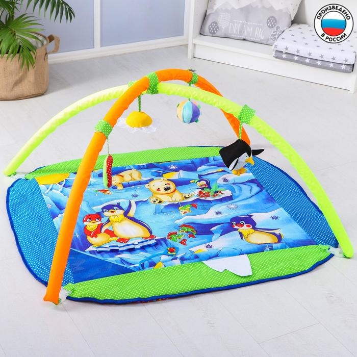 Развивающий коврик с дугами «Арктика-2», 100×87 см, Дельфин Развивающий коврик с дугами «Арктика-2», 100×87 см, Дельфин