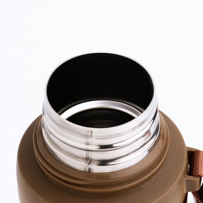 Термос, 550 мл, Гильза "Мастер К. Спорт",  с кружкой, сохраняет тепло 10 ч, 7 х 28 см, красный 50899