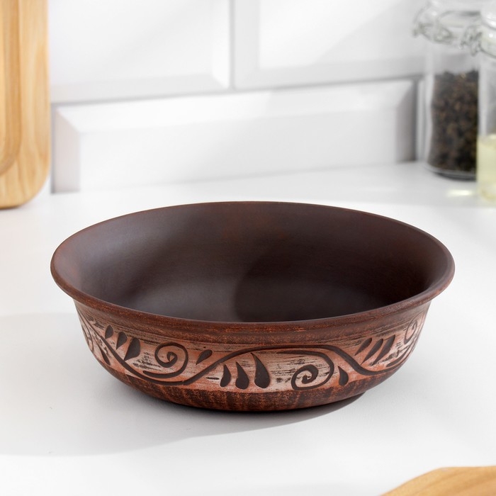 Тарелка глубокая 0,55 л, 5х16х16 см, ангоб Тарелка глубокая 0,55 л, 5х16х16 см, ангоб