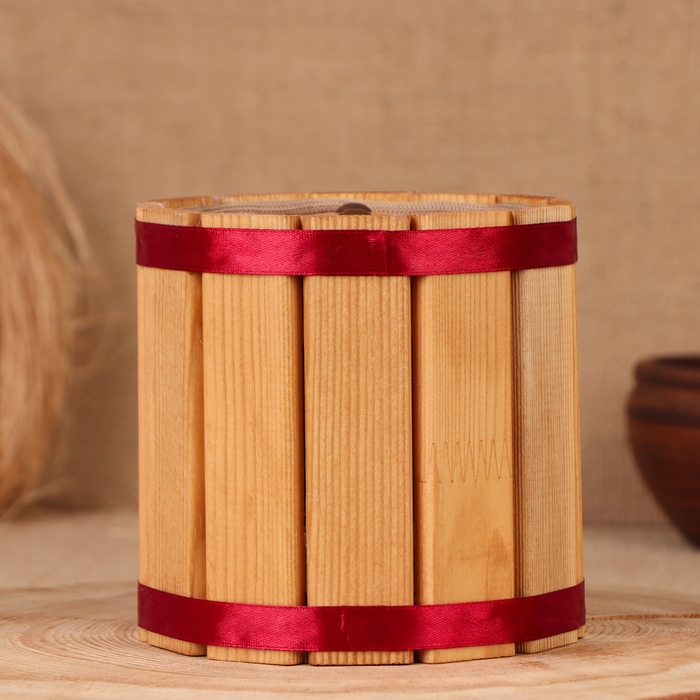 Бочка-копилка Бочка-копилка "Вкус жизни", 12х12х12 см