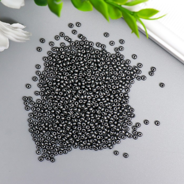 Бисер стекло 11/0  Бисер стекло 11/0 "Металлик. Маренго" 10 гр