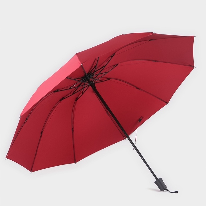 Зонт механический «Однотон», эпонж, 4 сложения, 10 спиц, R = 53/61 см, D = 122 см, цвет МИКС Зонт механический «Однотон», эпонж, 4 сложения, 10 спиц, R = 53/61 см, D = 122 см, цвет МИКС