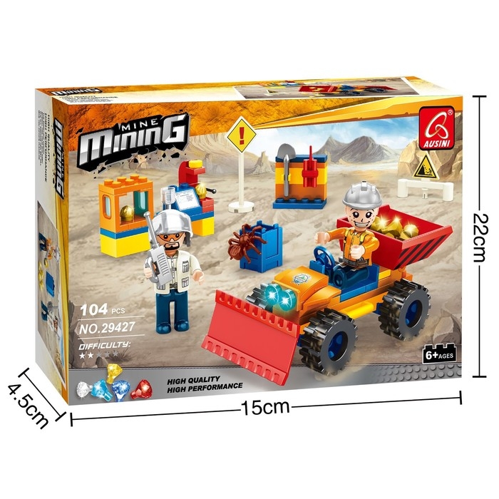 Конструктор «Кладоискатели. Раскопки», 104 детали Конструктор «Кладоискатели. Раскопки», 104 детали