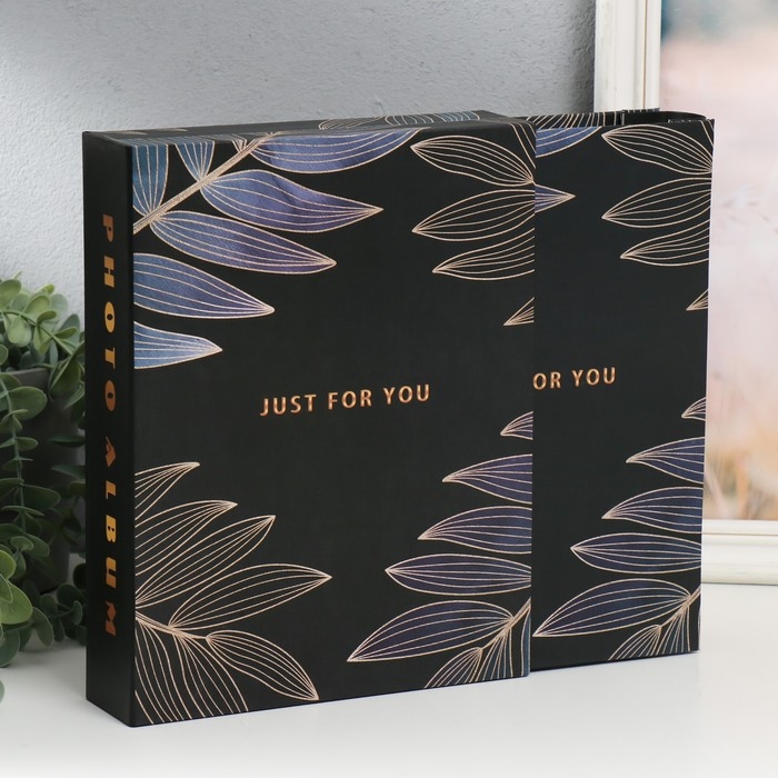 Фотоальбом на 200 фото 10х15 см Фотоальбом на 200 фото 10х15 см "Волшебные листы" МИКС 26х20,5х5,6 см