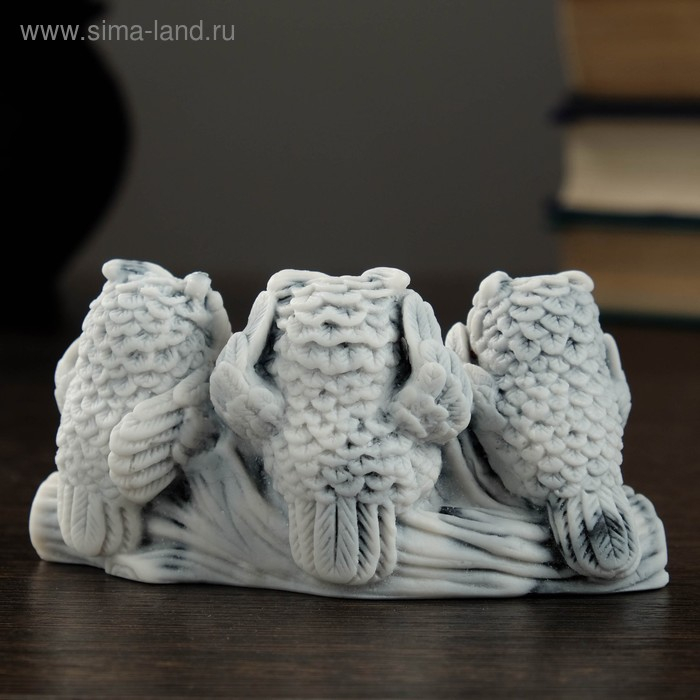 Сувенир  Сувенир "Три совы" 10см