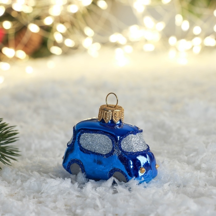Ёлочная игрушка Ёлочная игрушка "Автобус" 4,6 см,