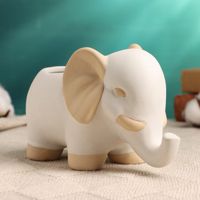 Кашпо  Кашпо "Слоник" 16х9х10см