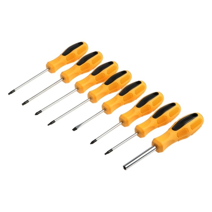 Набор профессиональных отверток и бит DEKO SS100 с удобной подставкой, 100 предметов Набор профессиональных отверток и бит DEKO SS100 с удобной подставкой, 100 предметов