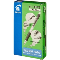 Карандаш механический Pilot 0.5 мм Super Grip резиновый упор, черный