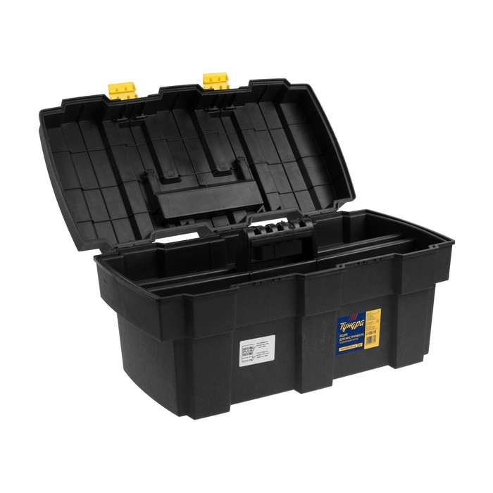 Ящик для инструмента ТУНДРА, 20 Ящик для инструмента ТУНДРА, 20", 520 х 280 х 250 мм, пластиковый, подвижный лоток