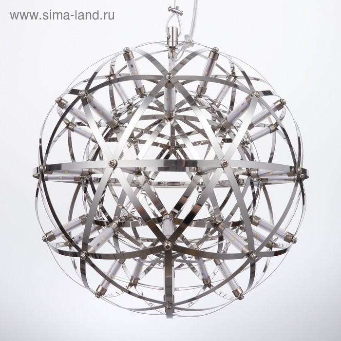 Люстра BayerLux 669705/42 LED 25,2Вт 4000К хром 30х30х150 см