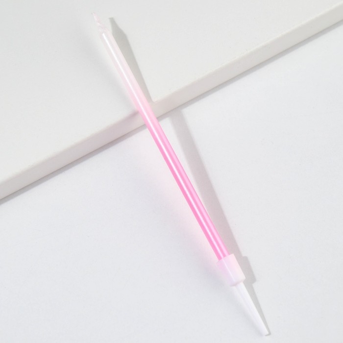 Свечи для торта &laquo;В твой особенный день&raquo;, розовые, 6 шт., 13 х 0,4 см