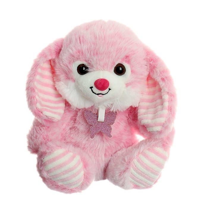 Мягкая игрушка «Заюшка», 19 см, цвета МИКС Мягкая игрушка «Заюшка», 19 см, цвета МИКС