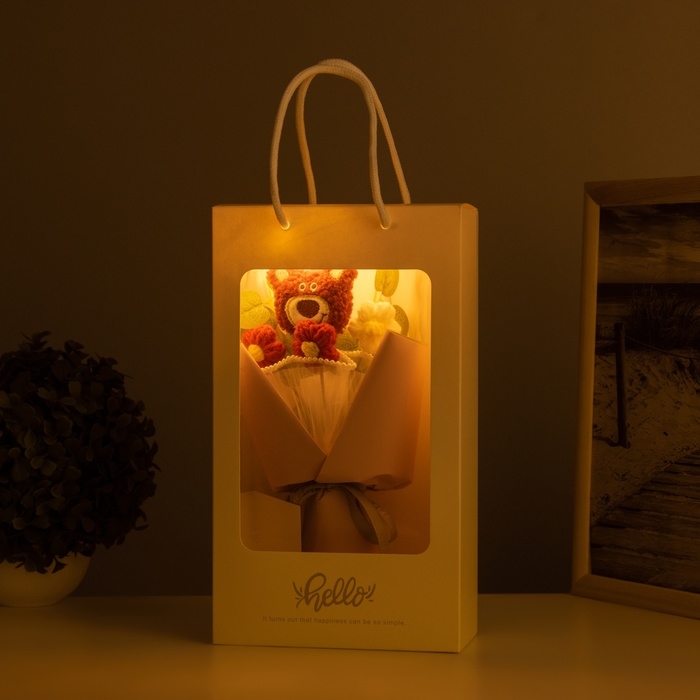 Ночник «Букет» (медведь) LED 3хAG10 8х17х29см Ночник «Букет» (медведь) LED 3хAG10 8х17х29см