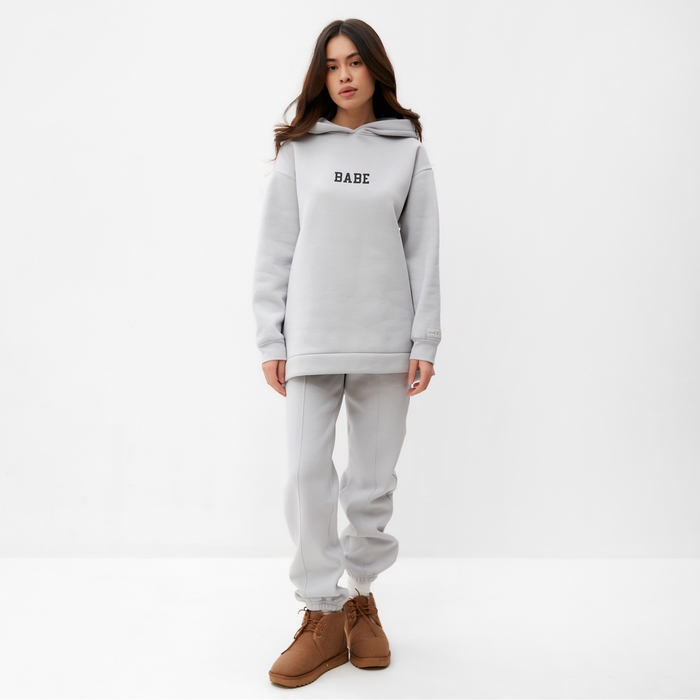 Джоггеры женские MIST Cozy style, серый, размер 42