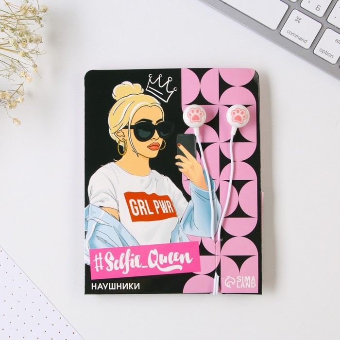 Наушники на открытке Наушники на открытке "Queen", модель VBT 1.2