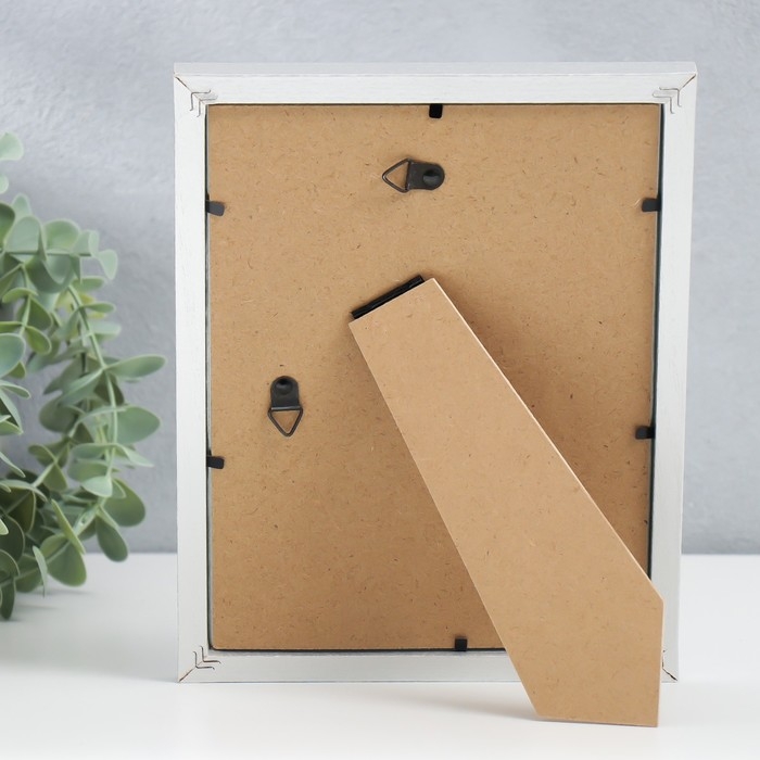 Фоторамка МДФ Фоторамка МДФ "Ellis" 15x20 см, с паспарту, серебро