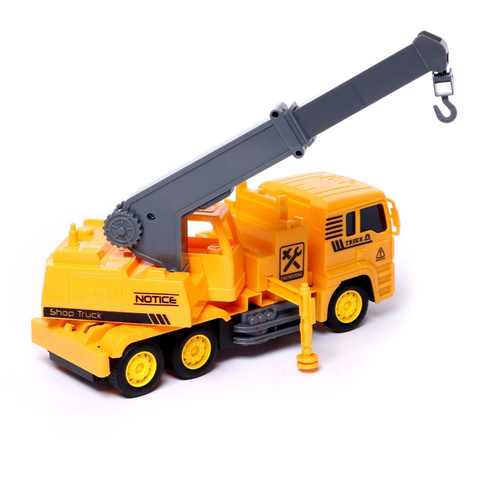 Грузовик радиоуправляемый «Стройка», с краном, работает от батареек Грузовик радиоуправляемый «Стройка», с краном, работает от батареек