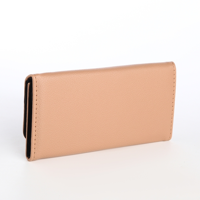 Кошелёк женский на магните, цвет бежевый Кошелёк женский на магните, цвет бежевый