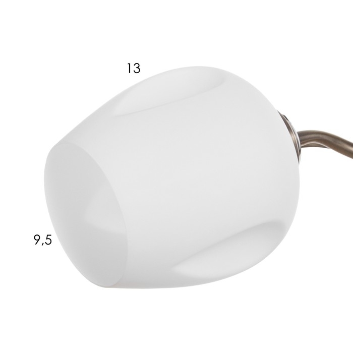 Люстра Люстра "Белинда" 5х40вт Е27 Бронза 49х19х23см