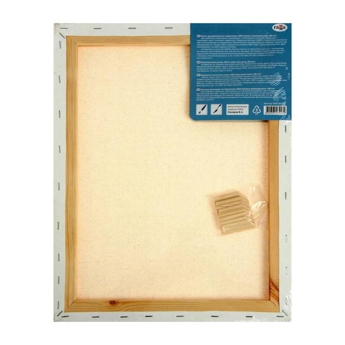 Холст на подрамнике, хлопок 100%, 35 х 45 х 1,8 см, акриловый грунт, мелкозернистый, 280 г/м2, Холст на подрамнике, хлопок 100%, 35 х 45 х 1,8 см, акриловый грунт, мелкозернистый, 280 г/м2, "Студия"