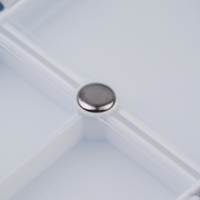 Таблетница - органайзер, 10 × 7 × 2,5 см, 7 секций, цвет белый Таблетница - органайзер, 10 × 7 × 2,5 см, 7 секций, цвет белый