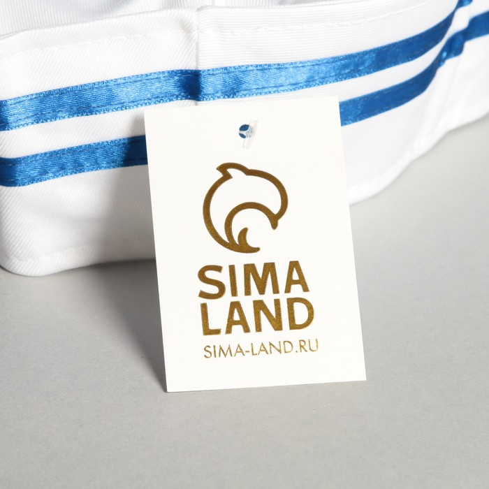 Шляпа юнги «Якорь», взрослая, р-р. 56-58 Шляпа юнги «Якорь», взрослая, р-р. 56-58