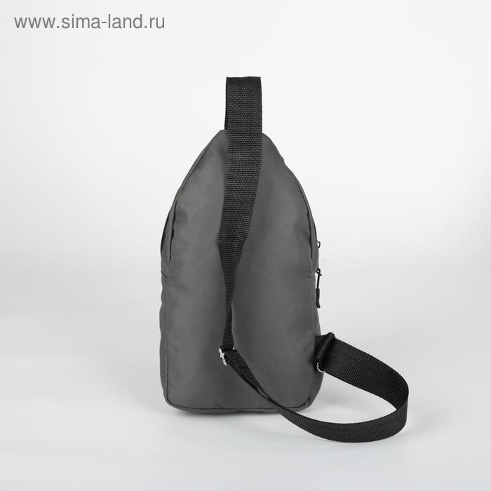 Сумка-слинг из текстиля, «ЗФТС», цвет серый