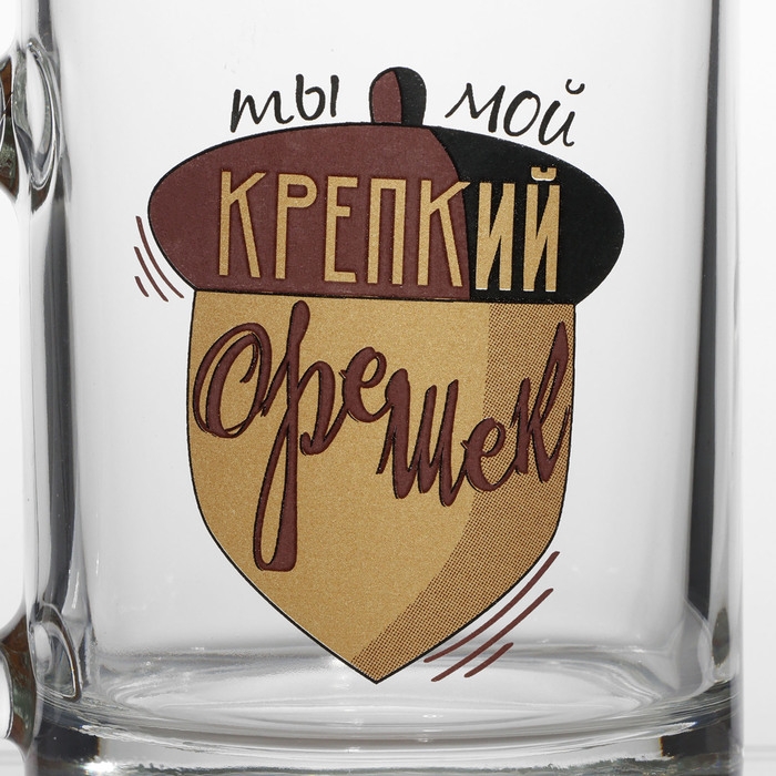 Кружка стеклянная «Ягодка моя», 320 мл, рисунок МИКС Кружка стеклянная «Ягодка моя», 320 мл, рисунок МИКС