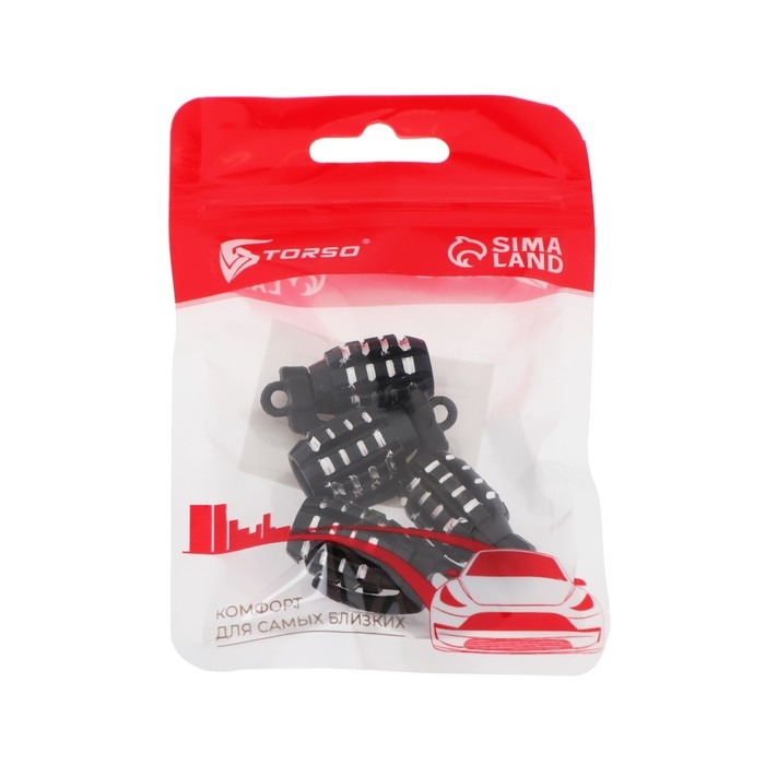 Колпачки на вентиль TORSO граната, чёрные, набор 4 шт. Колпачки на вентиль TORSO граната, чёрные, набор 4 шт.