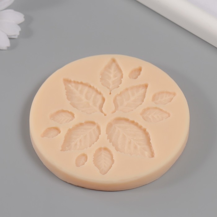 Молд силикон Молд силикон "Листья" 0,7х1 см -2,3х3,6 см МИКС