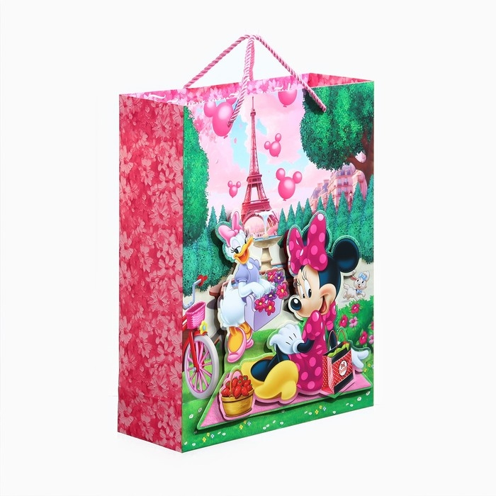 Пакет подарочный 3Д Пакет подарочный 3Д "Пусть исполняются мечты!" 40х31х11.5 см, Минни Маус