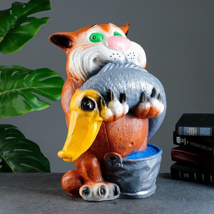 Копилка Копилка "Кот рыбак средний" 41х23х18см