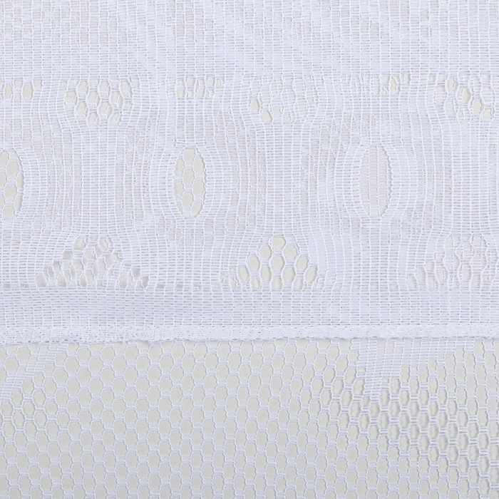 Штора 170х160 см, белый, 100% п/э, без шторной ленты