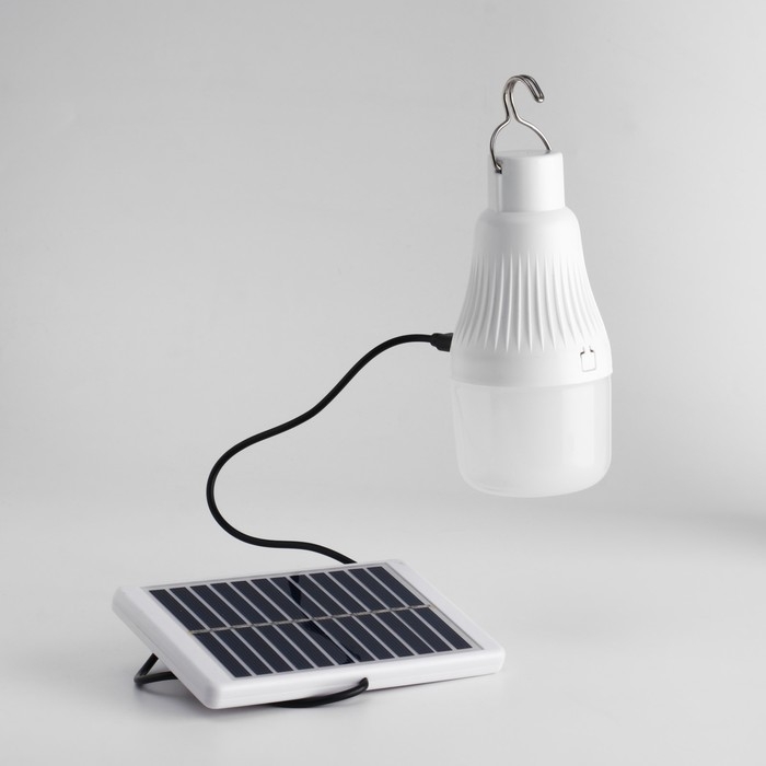 Фонарь кемпинговый аккумуляторный, 10 Вт, 500 мАч, 6В, 20 SMD, 5 режимов, солнечная батарея Фонарь кемпинговый аккумуляторный, 10 Вт, 500 мАч, 6В, 20 SMD, 5 режимов, солнечная батарея