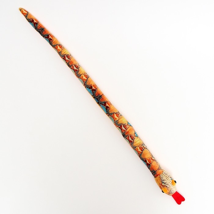 Мягкая игрушка «Змея», 80 см, голубые пятна Мягкая игрушка «Змея», 80 см, голубые пятна