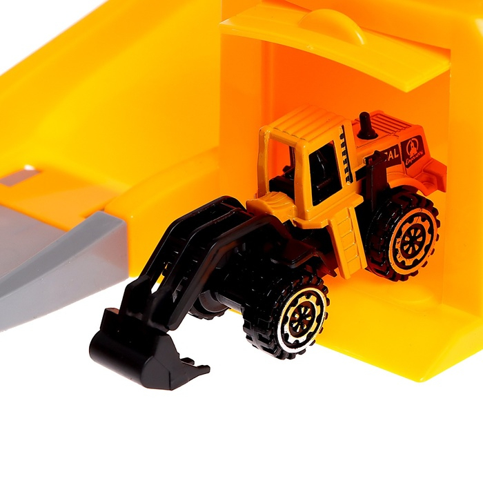 Парковка «Стройплощадка», с 2 металлическими машинами Парковка «Стройплощадка», с 2 металлическими машинами