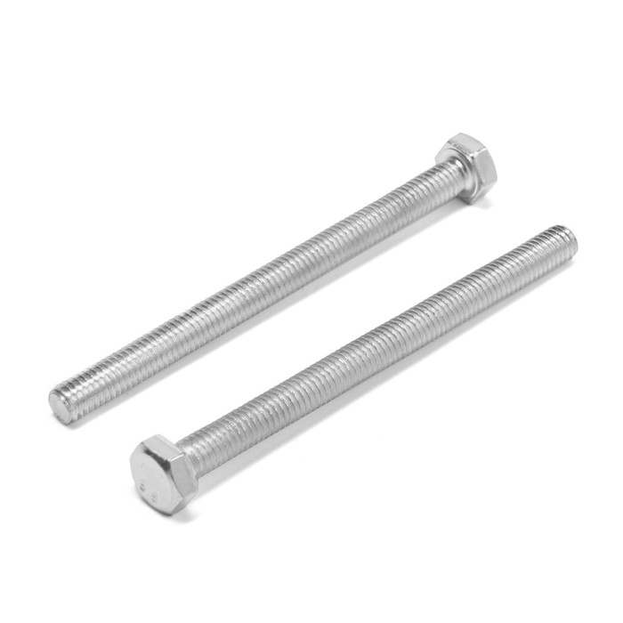 Болт ТУНДРА, оцинкованный, DIN 933, класс прочности 8.8, М6х80 мм, 1 кг Болт ТУНДРА, оцинкованный, DIN 933, класс прочности 8.8, М6х80 мм, 1 кг