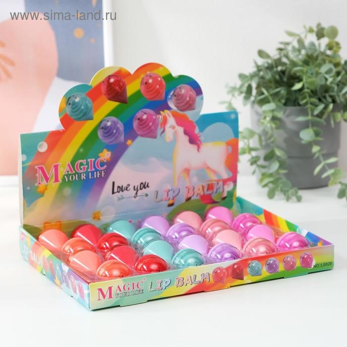 Бальзам для губ «Мороженое», 10 г Бальзам для губ «Мороженое», 10 г
