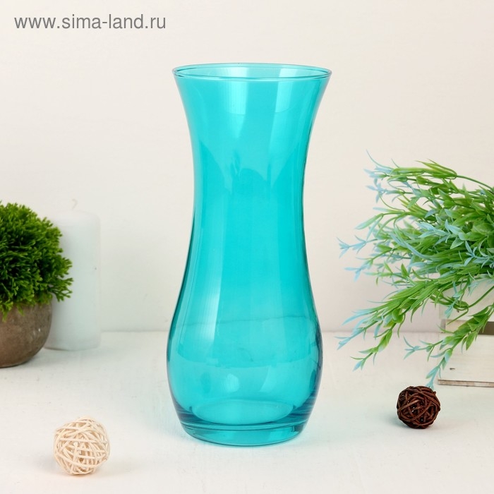 Ваза  Ваза "Бирюза глянцевая " d-10,5, h-25.5см