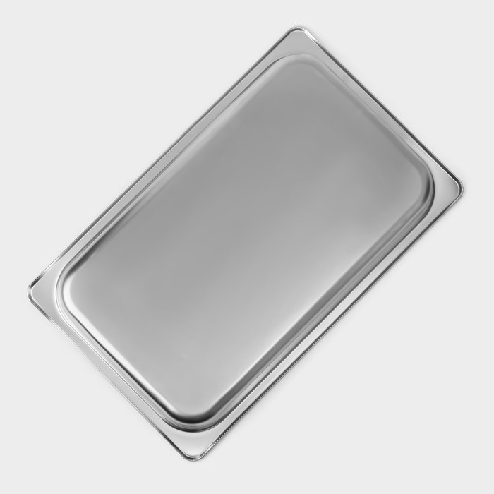 Гастроемкость 1/1 из нержавеющей стали, 65 мм, 53×33×6,5 см, толщина 0,8 мм Гастроемкость 1/1 из нержавеющей стали, 65 мм, 53×33×6,5 см, толщина 0,8 мм