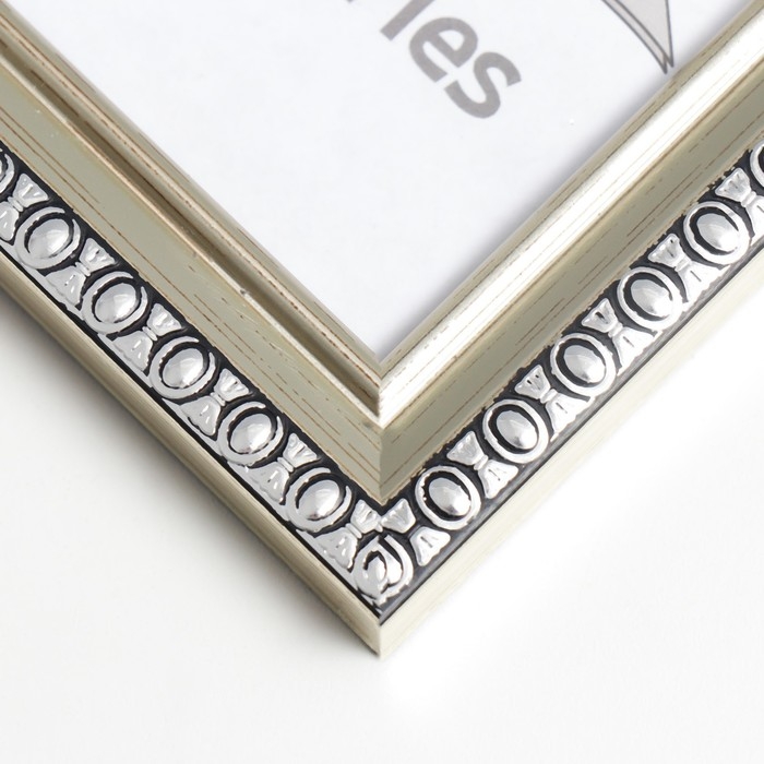 Фоторамка пластик 10х15 см Interior Office 990 серебро (50/2000) Фоторамка пластик 10х15 см Interior Office 990 серебро (50/2000)