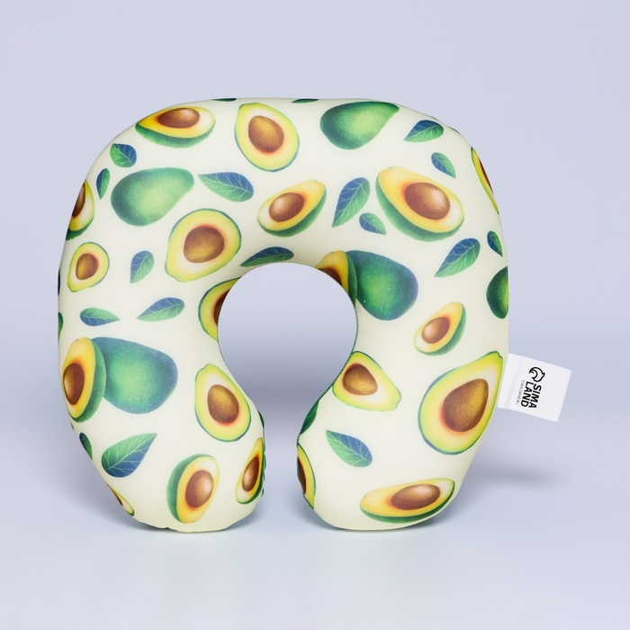 Подушка для путешествий антистресс «Сочные авокадо» Подушка для путешествий антистресс «Сочные авокадо»