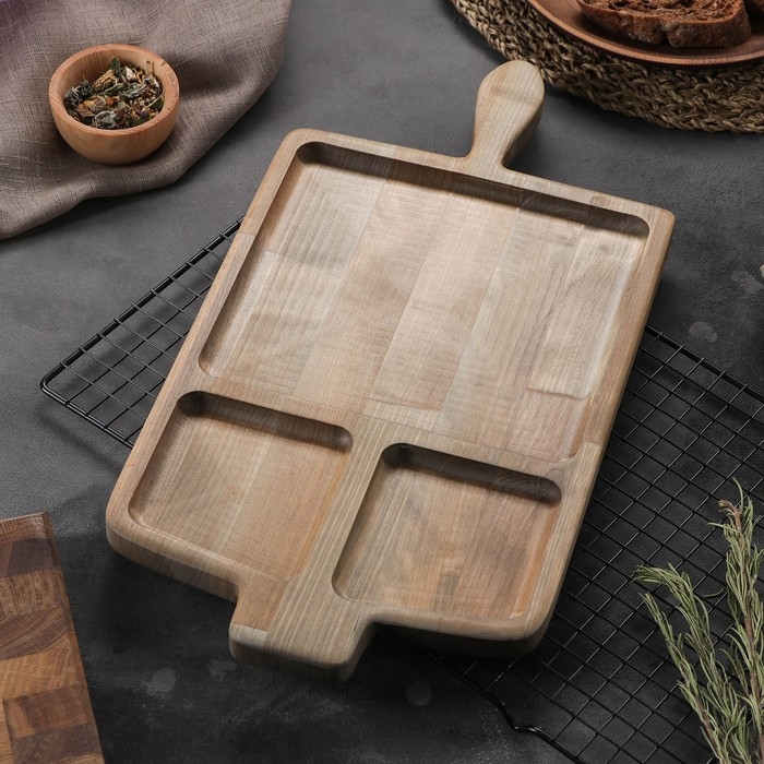 Доска для подачи Adelica «Авторская», 45×23×1,8 см, берёза Доска для подачи Adelica «Авторская», 45×23×1,8 см, берёза