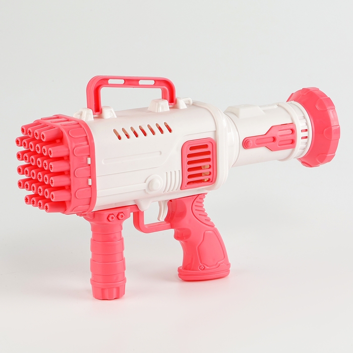 Генератор мыльных пузырей «Световой», цвет розовый, 27,5 × 7,5 × 18,5 см Генератор мыльных пузырей «Световой», цвет розовый, 27,5 × 7,5 × 18,5 см