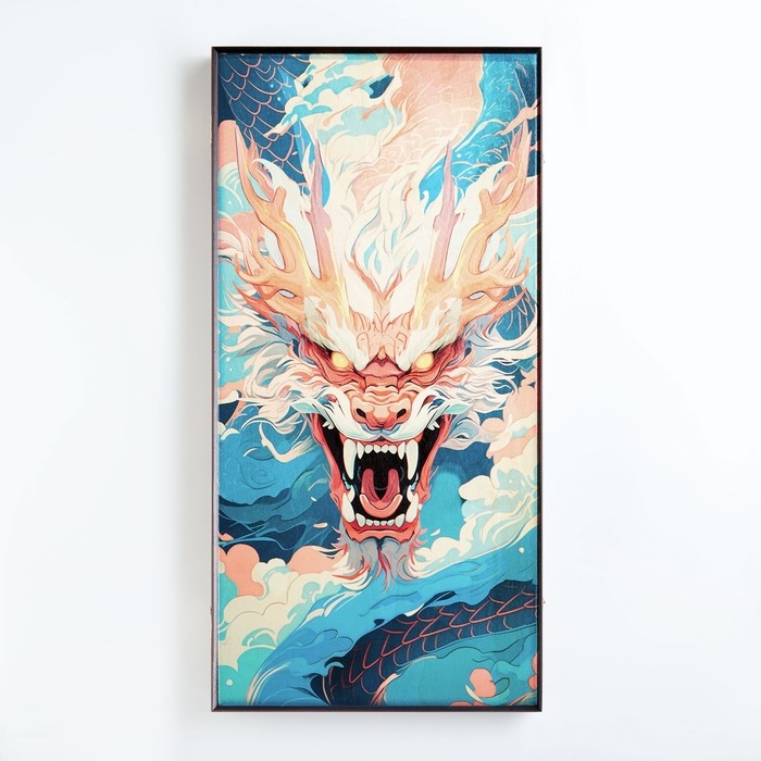 Нарды деревянные большие, настольная игра Нарды деревянные большие, настольная игра "Облачный змей", 60 х 60 см, с шашками