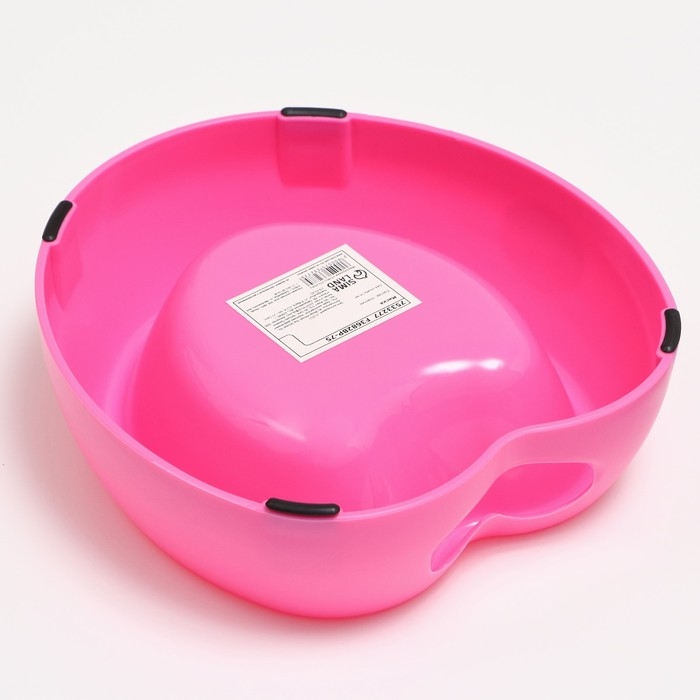 Миска  Миска "Сердце" 20,5 х 19 х 6 см, розовая